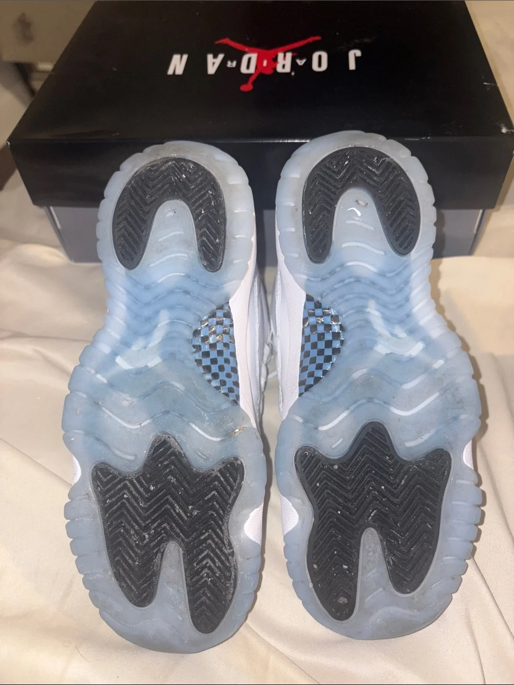 Jordan Kids' Retro 11 Sneakers - White/Light Blue